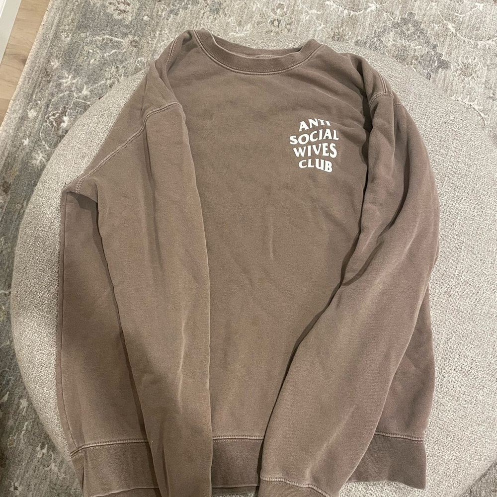 Anti Social Social Club Chocolate Brown Sweater